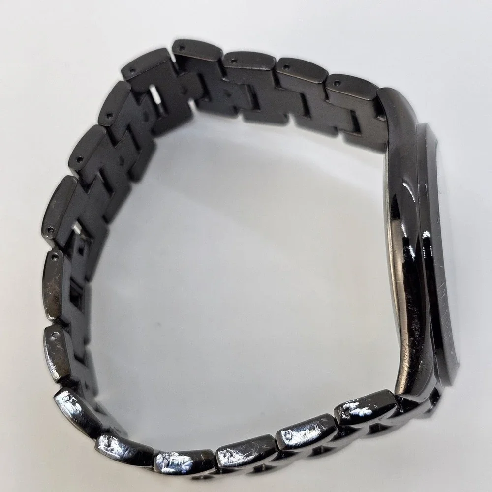 Women's Watch 40MM Black Dial Black Bracelet Band‎ 7